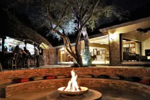 Enjoy fireside chats.
