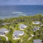 Waldorf Astoria Seychelles desde arriba.