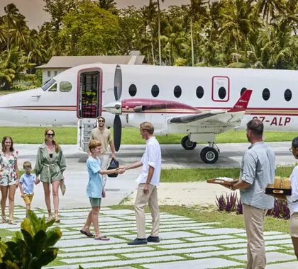 Access to the island is by small plane from Mahé Island. 