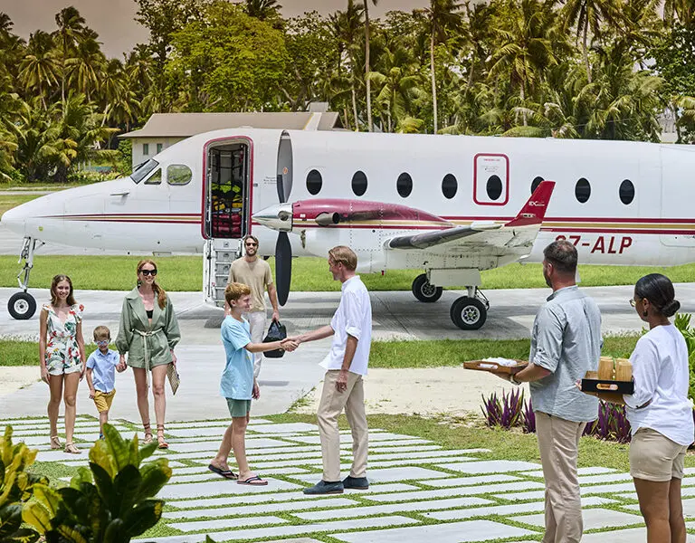 Access to the island is by small plane from Mahé Island. 