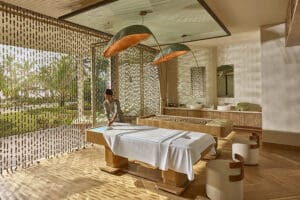 Disfrute de un tratamiento de spa.