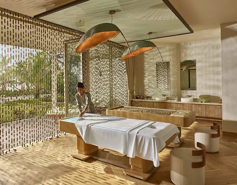 Indulge in a spa treatment.