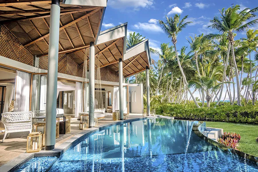 Una villa en el Waldorf Astoria Seychelles.