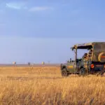 Hot air balloon safaris are available to book in advance. Not to be missed!