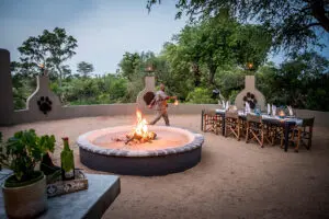 Boma dinners under the stars. 