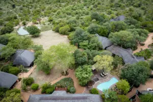 Aerial view of Kambaku. 