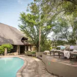 When you aren't searching for the Big Five, have a dip in the swimming pool and relax on the loungers.