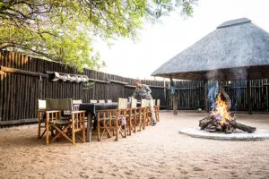 Boma dinners under the stars. 