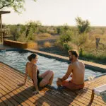 Take a refreshing dip after an early morning game drive. 