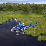 See the Okavango Delta from the skies on a heli trip. 