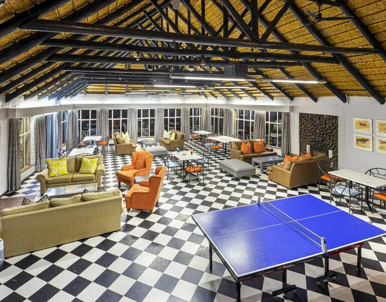 Enjoy a fun game of table tennis in the games room.
