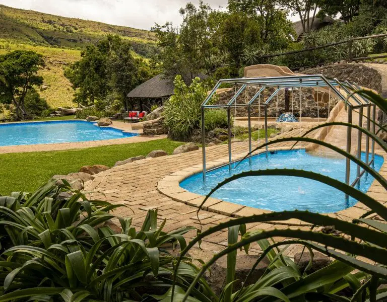 Escape the heat with a refreshing swim.