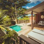 The Chalets have their own private plunge pool and sun deck.
