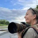 Lucy é apaixonada pela fotografia da vida selvagem.