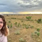 Um safari de balão de ar quente no Serengeti, na Tanzânia.