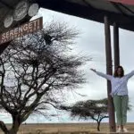 Entrada no Parque Nacional do Serengeti.