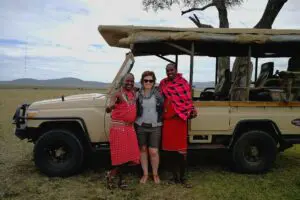 Almuerzo picnic con guías en el Masai Mara.