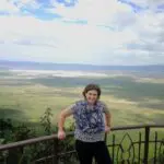 Con vistas al magnífico cráter del Ngorongoro.