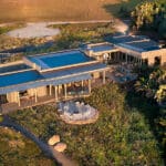 Zona principal del GweGwe Beach Lodge. 