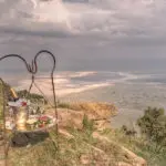 Exceptional views at Ngorongoro Crater Lodge. 