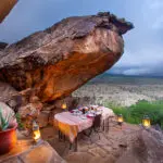 Comidas gourmet acompañadas de una majestuosa vista sobre los Samburu | Saruni Samburu