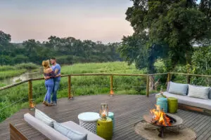 A romantic safari getaway.