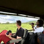 Explorando o Serengeti.