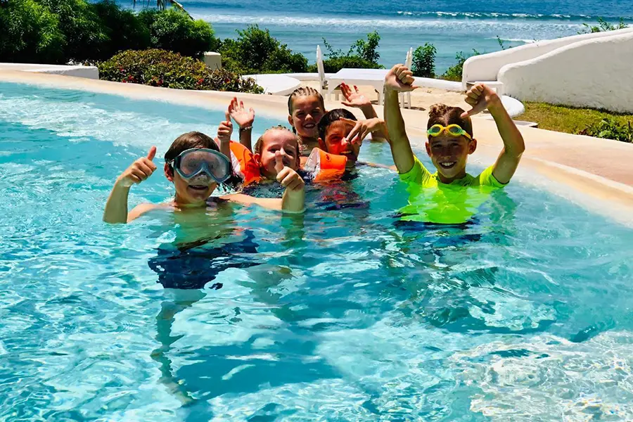 Fun in the sun. 