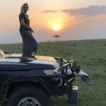 Sundowner drinks in the Naboisho conservancy, Kenya. 