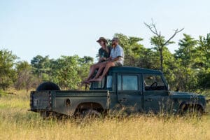 Disfrutando de las vistas del Kruger. 