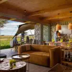 Comfortable lounge area opens out to the terrace. 