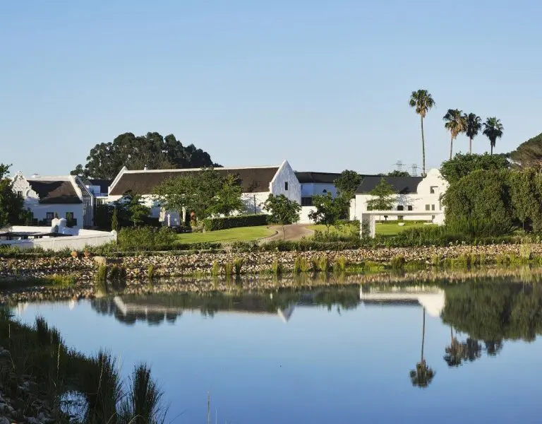 A hotel in the Cape Winelands. 