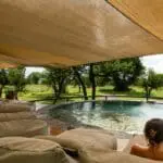 Lounge next to the pool. 