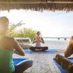 Yoga en el paraíso. 