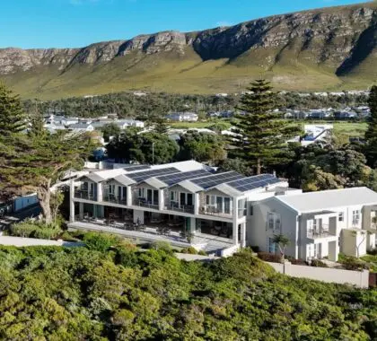 Abalone Guestlodge ligt in een groene gordel van weelderig Fynbos. 