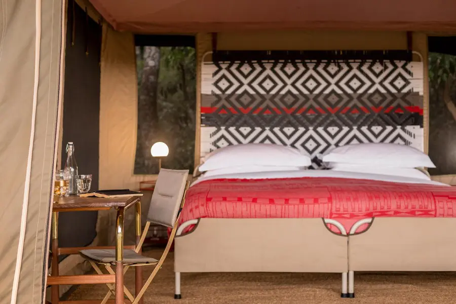 A comfortable nights rest awaits. 