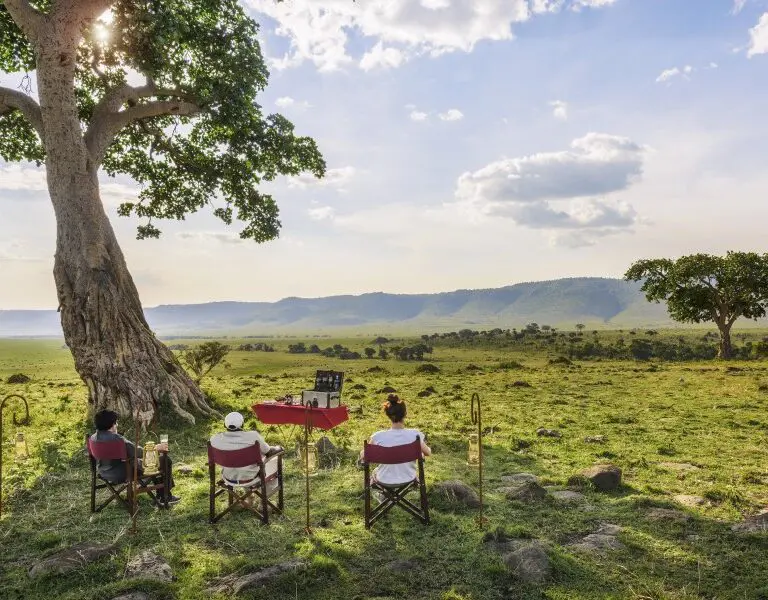 Appreciate the slowness of relaxing under a tree with the Mara at your fingertips. 