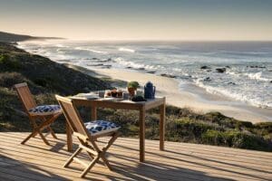Breakfast with a view. 
