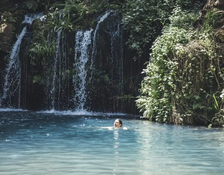 Take a swim in a natural waterfall-fed pool | Lewa House