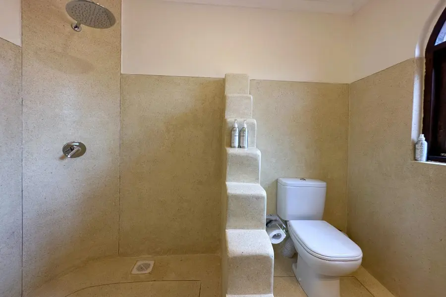 Savour a cleansing shower at the end of each day.
