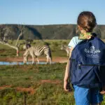 Kids on safari. 