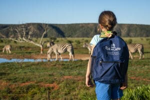 Kids on safari. 