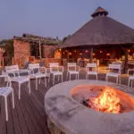 Spend your evenings fireside. 