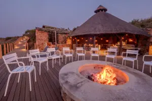 Spend your evenings fireside. 