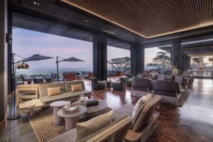 A spacious lounge area. 
