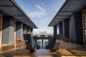 Sleek design and elevated views.