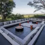 The double capacity firepit.