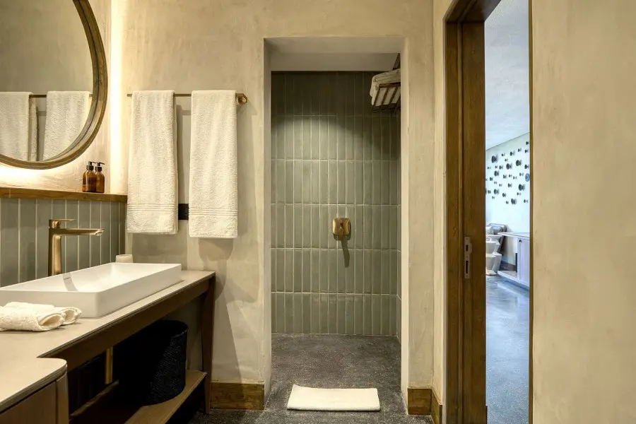 A cleansing shower awaits you after each days safari.