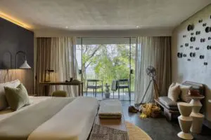 Spacious bedrooms beckon you with comfort and luxury.