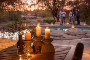 Spend your evenings enjoying iconic African sunsets. 